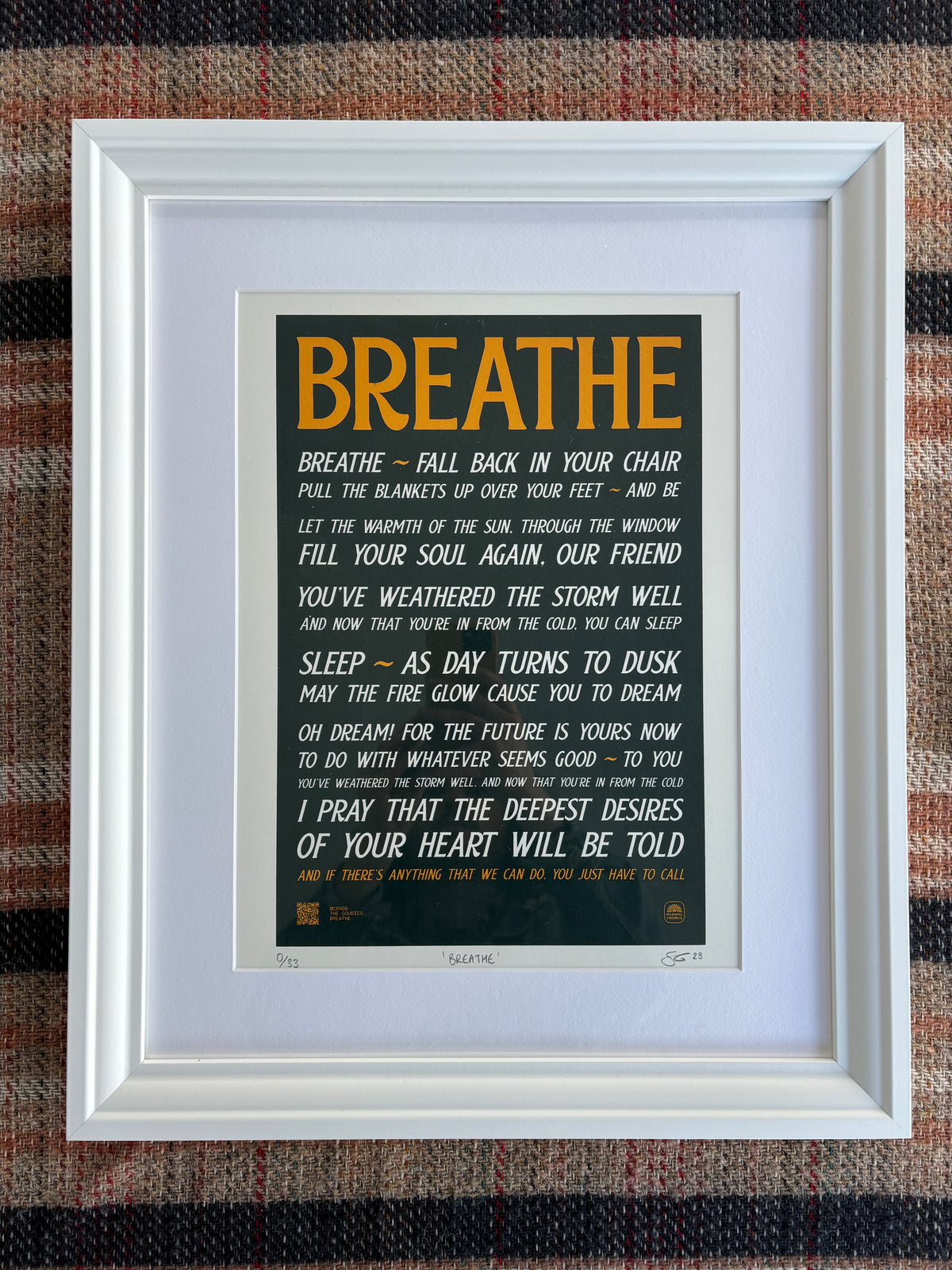 The Goudies - Breathe - A3 Print