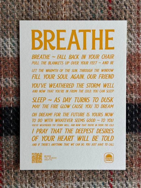 The Goudies - Breathe - Mini Print