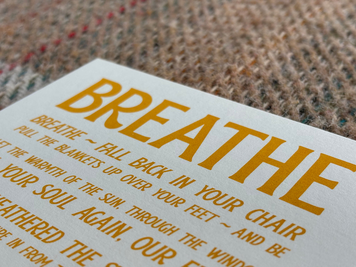 The Goudies - Breathe - Mini Print